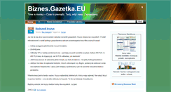 Desktop Screenshot of biznes.gazetka.eu